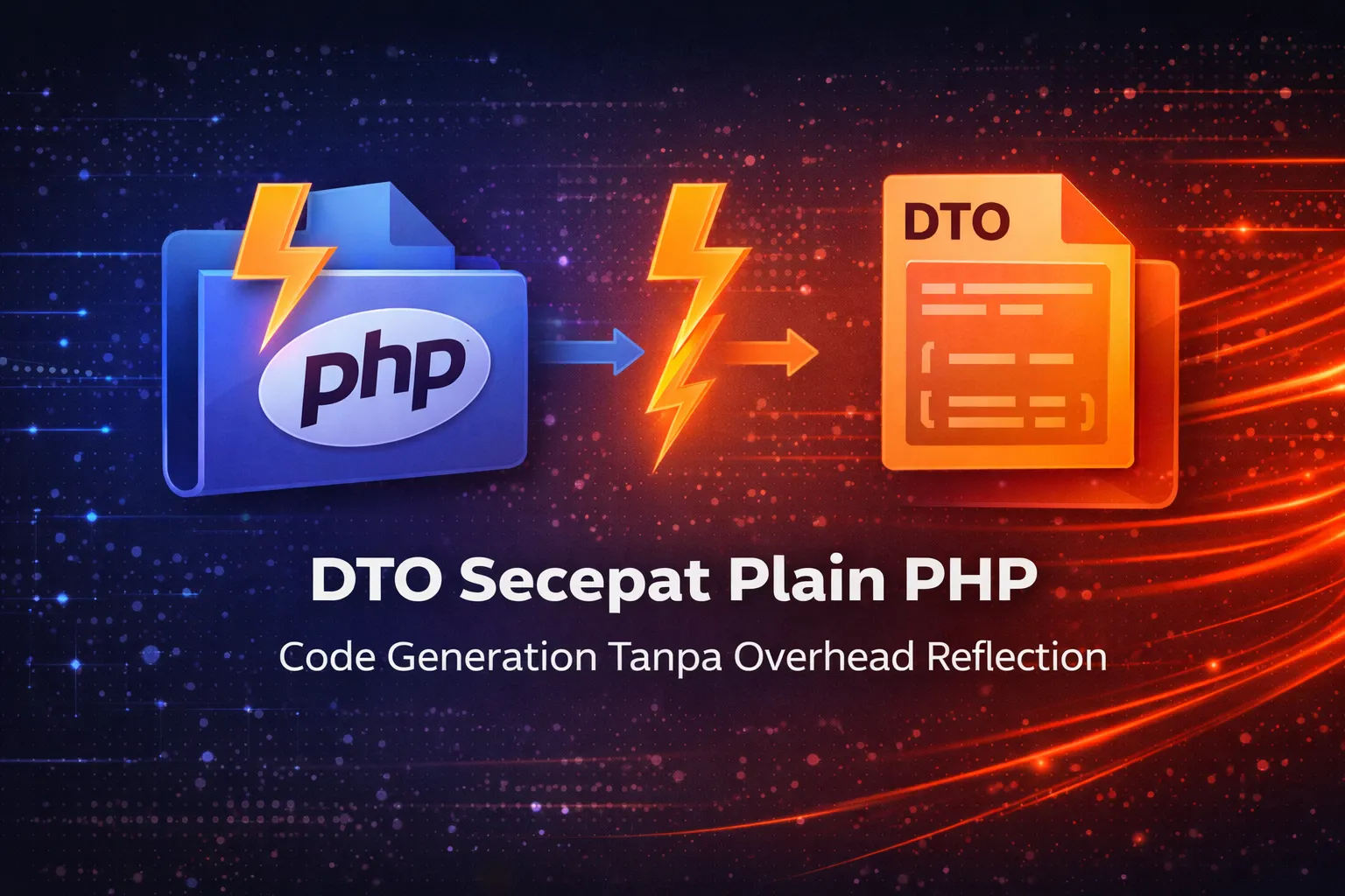 DTO Secepat Plain PHP: Code Generation Tanpa Overhead Reflection